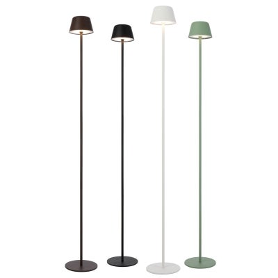 Briana IP54 Indoor / Outdoor Rechargeable LED Touch Floor Lamp, CCT, Green