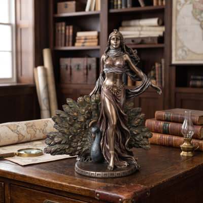 Cast Bronze Greek Mythology Figurine, Hera
