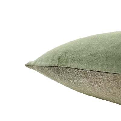 Annmarie Velvet Lumbar Cushion Cover, Pistachio