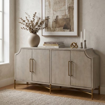Capital Mango Wood 4 Door Sideboard, 203cm