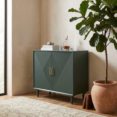 Arvada Wooden 2 Door Side Cabinet, 94cm