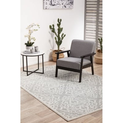 Chrome Lydia Modern Rug, 400x300cm