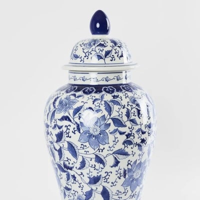 Savannah Ceramic Ginger Jar, Large