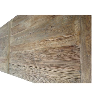 Barcas Reclaimed Elm Timber Farmhouse Dining Table, 240cm