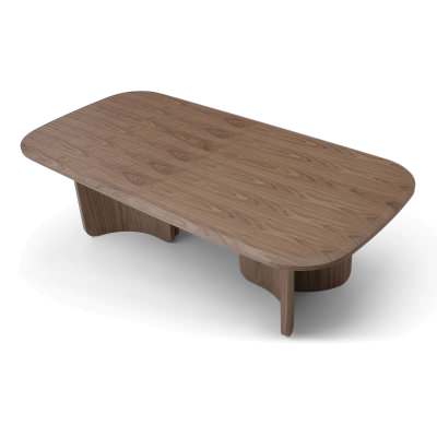 Magnor Wooden Dining Table, 240cm, Walnut