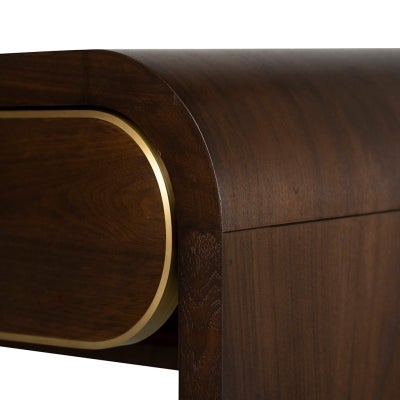 Hillston Wooden Console Table, 150cm, Walnut