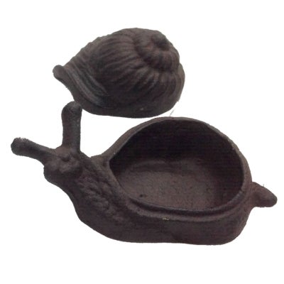 Cast Iron Snail Key Hider