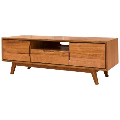 Klein Blackwood 2 Door 1 Drawer TV Unit, 152cm