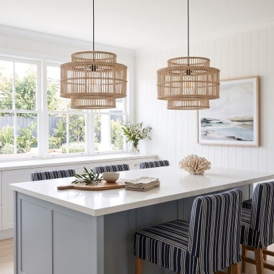 Haiti Rattan Pendant Light