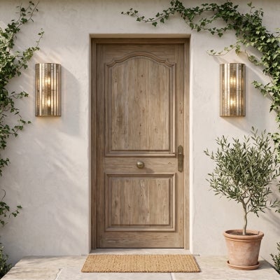 Balmain Glass & Metal Wall Light