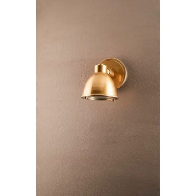 Panama IP54 Metal Indoor / Outdoor Wall Light, Antique Brass