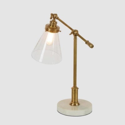 Verona Brass & Marble Base Table lamp