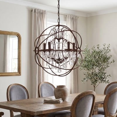 Sundance Metal Chandelier, Medium, Rust