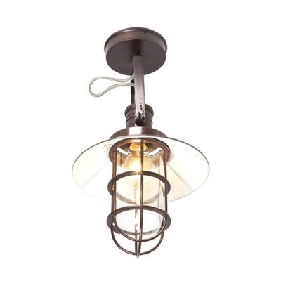 Maine Metal Bunker Wall Sconce - Copper