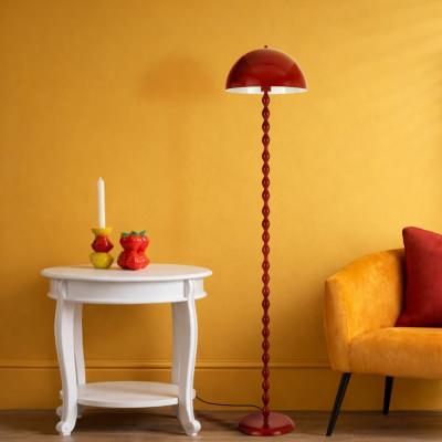 Estiq Iron Floor Lamp, Red