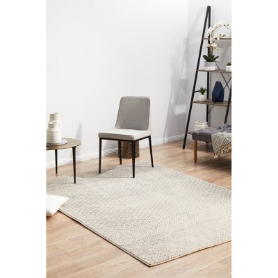 Evoke Diamond Turkish Made Modern Rug, 330x240cm, Grey