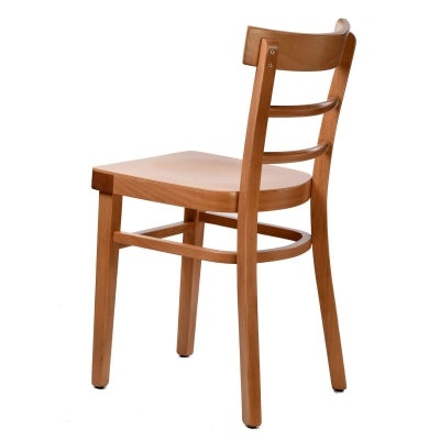 Durafurn Vienna European Made Commercial Grade Timber Dining Chair, Natural