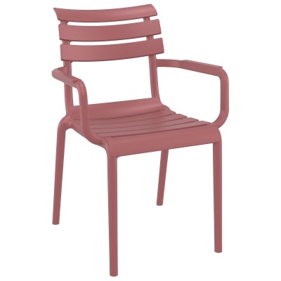 Siesta Paris Commercial Grade Indoor / Outdoor Dining Armchair, Marsala