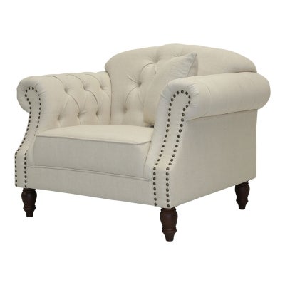 Vaucluse Fabric Armchair, Beige