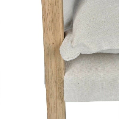 Coolum Fabric & Timber Armchair