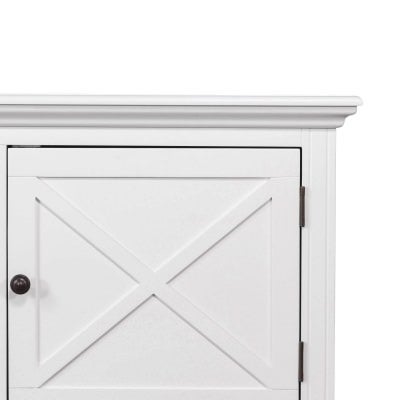 Sorrento Wooden 2 Door 1 Drawer TV Unit, 170cm, White