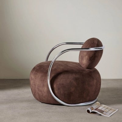 Grand Designs Jex Fabric & Metal Armchair
