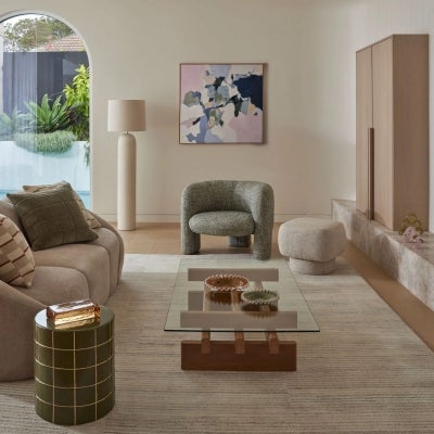 Amalfi Cirella Fibreglass Base Floor Lamp