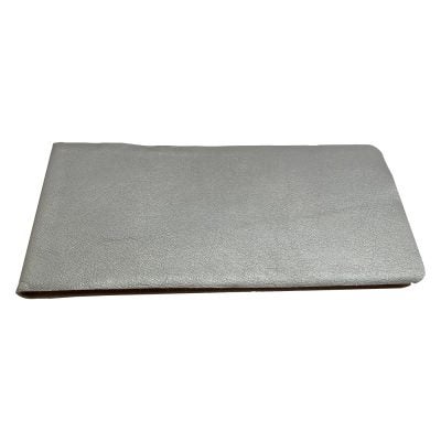 Skriva Leather Cover Guest Book, Silver