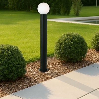 Gorem IP65 Outdoor Bollard Light, Black