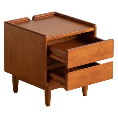 Alvorn Boxwood Bedside Table
