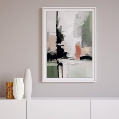 Toubius Framed Perspex Abstract Wall Art Painting, Type B, 103cm
