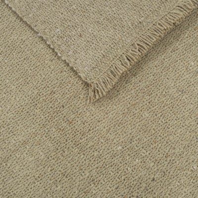 Herringbone Ai Hand Knotted Wool Rug, 365x457cm, Beige