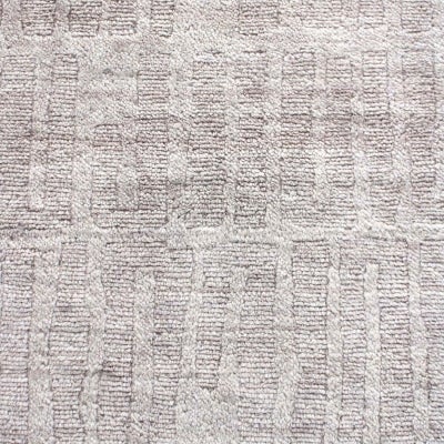 Habita Hand Knotted Wool Rug, 360x455cm, Light Grey