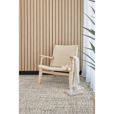 Harlow Parker Hand Loomed Jute Rug, 225x155cm, Silver