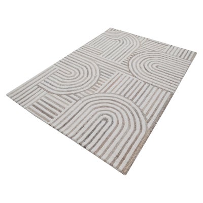 Unity No.6230 Handwoven Wool Rug, 230x160cm, Ivory / Natural