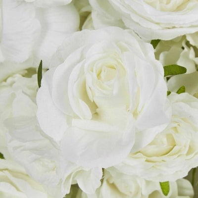 JMC Artificial Rose & Gypsophila Floral Table Runner, 200cm