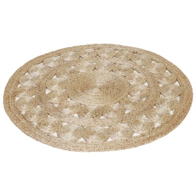 Mehak Hand Braided Round Jute Rug, 200cm