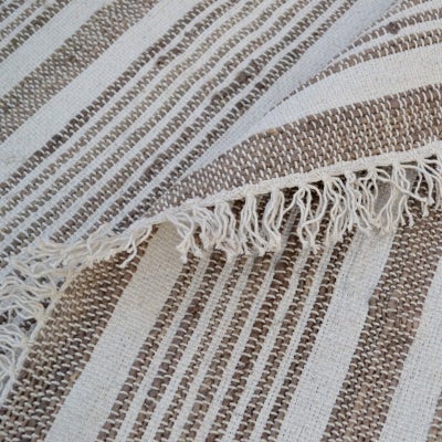 Havana No.1115 Handwoven Organic Jute & Cotton Rug, 150x80cm