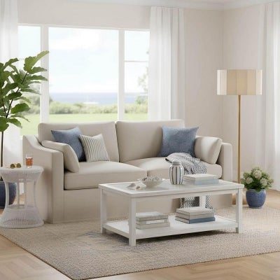 Sierra Wooden Base Floor Lamp