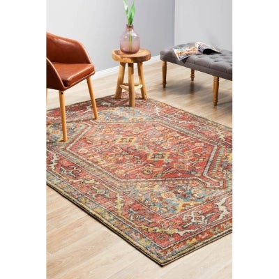 Legacy No.856 Bohemian Rug, 230x160cm, Crimson / Turquoise