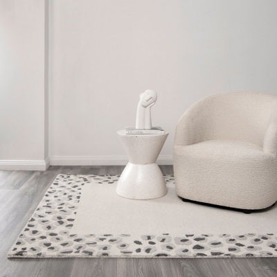 Les Nomades Leopard Hand Tufted Wool Rug, 230x160cm