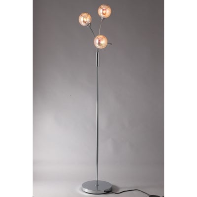 Candice Metal & Glass Floor Lamp
