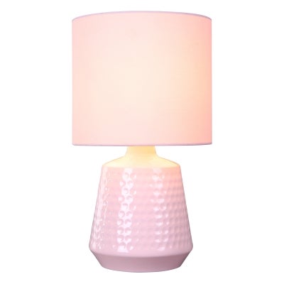Hyde Metal Base Touch Table Lamp, Pink