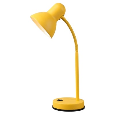 Lewis Metal Adjustable Desk Lamp, Yellow