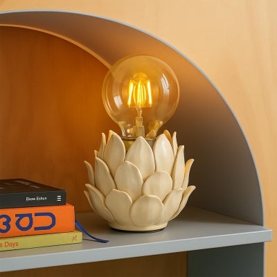 Lustre Ceramic Artichoke Table Lamp