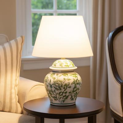 Tove Celadon Ceramic Base Table Lamp