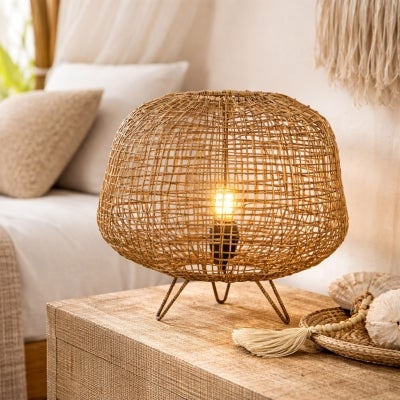 Nerina Rattan Table Lamp