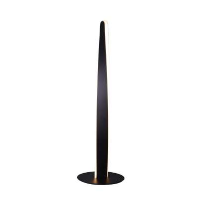 Enhalus Metal Twist LED Table Lamp, Black