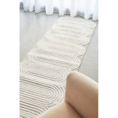 Lotus Carl Modern Runner Rug, 500x80cm, Mixed