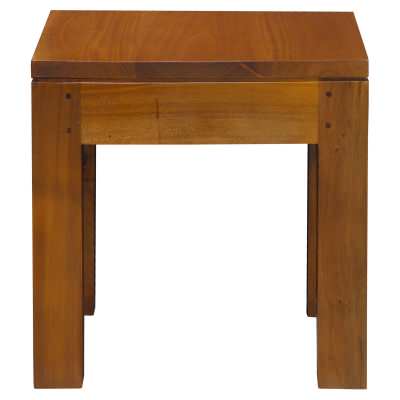 Amsterdam Mahogany Timber Lamp Table, Small, Light Pecan